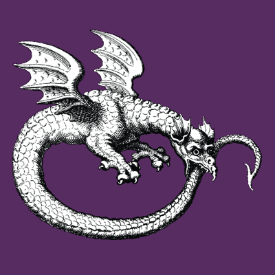 Dragon Got Its Tail counted crossstitch pattern