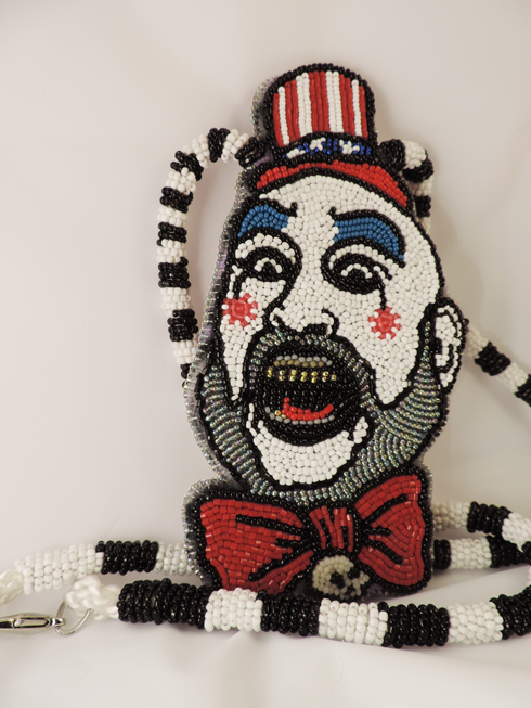 Capt. Spaulding and other bead embroidered clowns