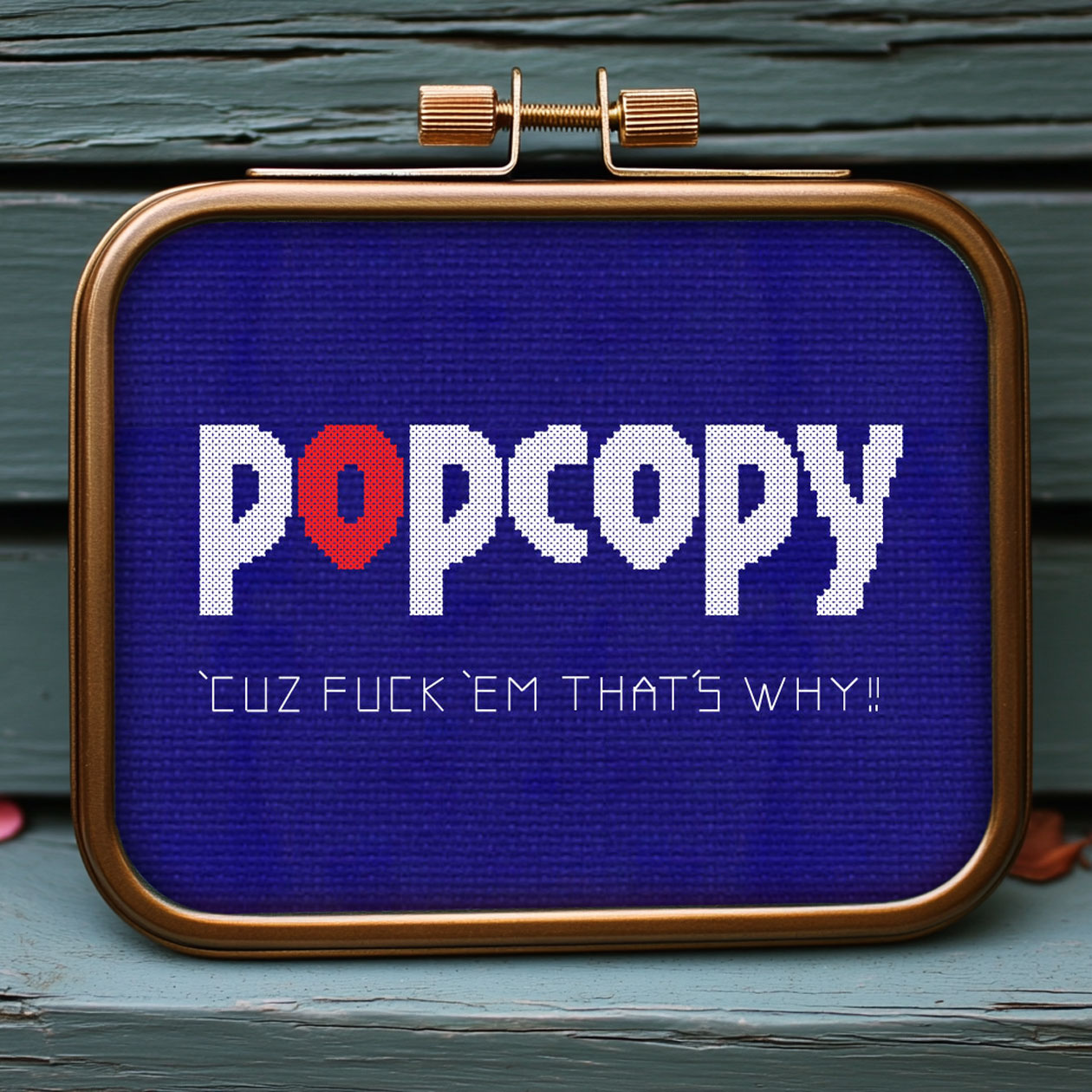 Free Popcopy cuz fuck em that's why counted cross stitch pattern