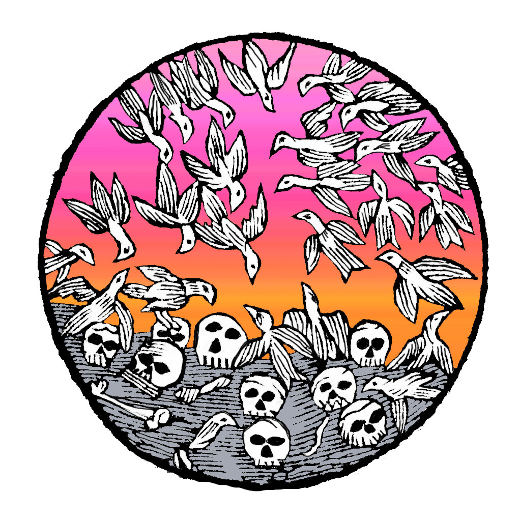 Birds of Death - sunset-sunrise ombres