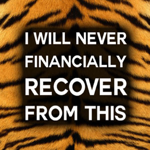 Tiger King Never Financially Recover Counted Crossstitch Pattern-full coverage
