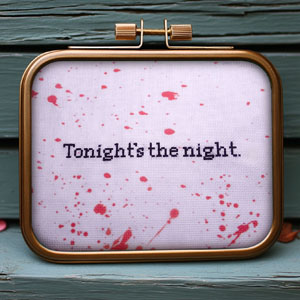 Tonight's the Night - Dexter Fan Counted Cross-Stitch Pattern