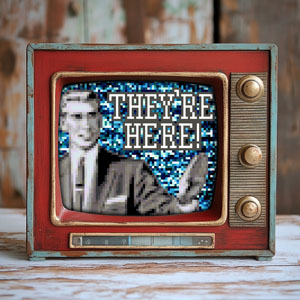 Grammar Guy's TV Paranormal Portal counted cross-stitch pattern